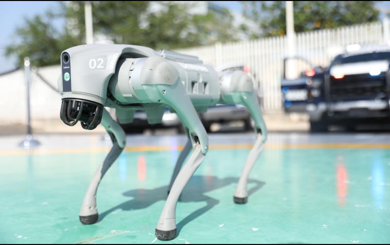  Se trata de dos robots de forma parecida a los canes, los cuales llevarán por nombre “Oficial Perrón”. ESPECIAL / GOB. DE ZAPOPAN