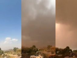 De ser una tarde calurosa pasó a una fuerte tormenta que refrescó por momentos. ESPECIAL