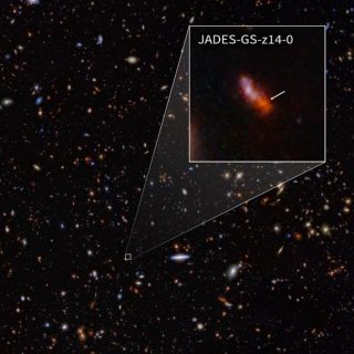 James Webb capta galaxia formada 290 millones de años después del Big Bang