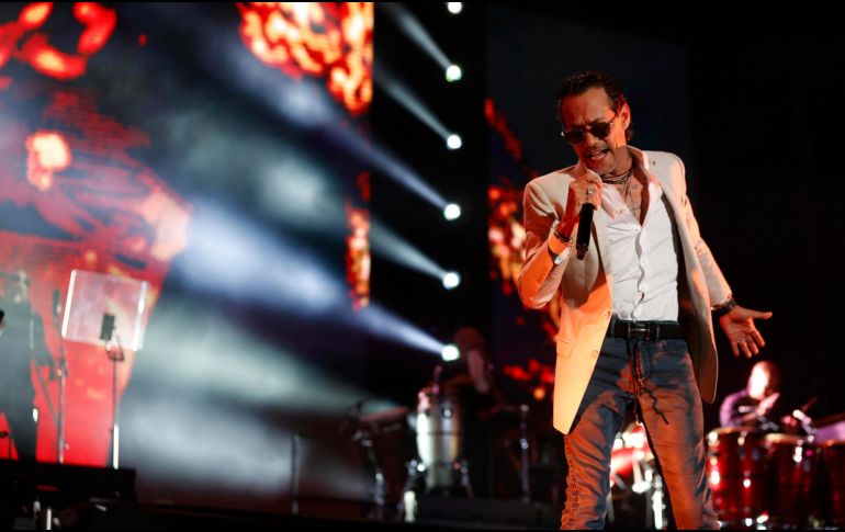 El cantante puertorriqueño Marc Anthony ofreció su primer concierto en España de su gira 