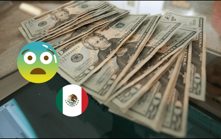 El peso mexicano sufrió una fuerte depreciación en la cotización de tipo de cambio frente al dólar del día de hoy 3 de junio. EL INFORMADOR / ARCHIVO