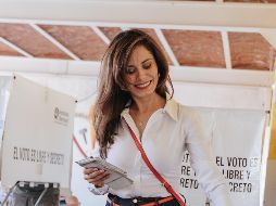 Verónica Delgadillo encabeza los resultados preliminares rumbo a la presidencia municipal de Guadalajara. ESPECIAL