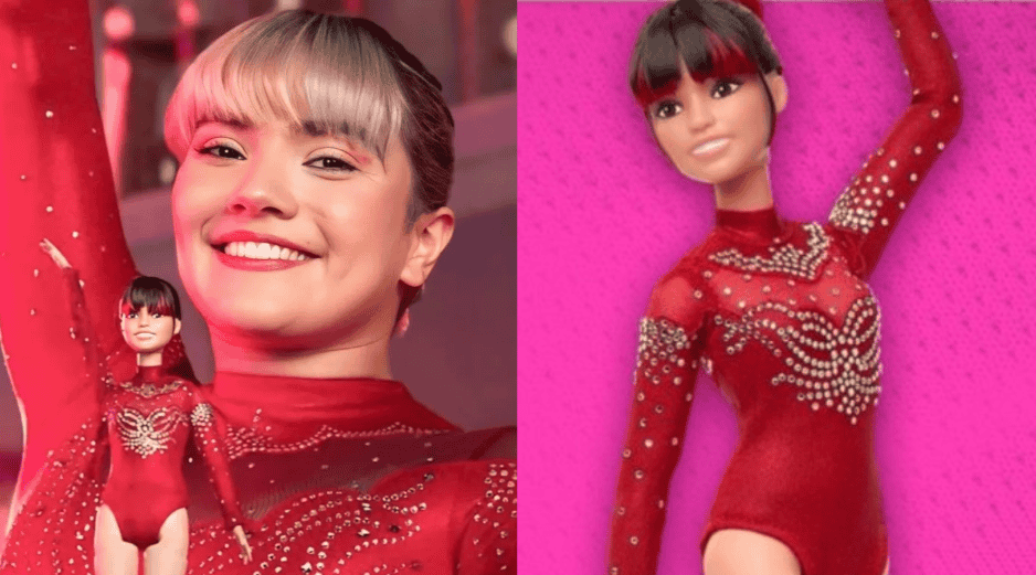 La gimnasta mexicana ya tiene su propia muñeca Barbie y forma parte de la campaña Role Model. INSTAGRAM/ voiceinsport/ alexa.morenomx