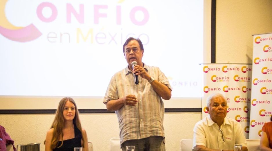 La organización civil «Confío en México» contó con el respaldo de otras alrededor de 40 organizaciones de la sociedad. ESPECIAL / CONFÍO EN MÉXICO