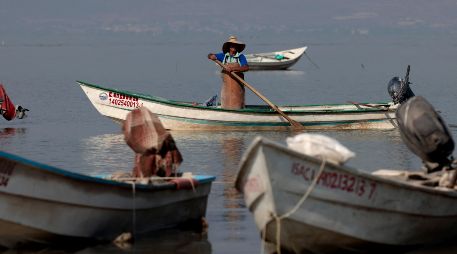 El lado de Chapala es el más grande de México, pero está lejos de encontrarse en su máxima capacidad. AFP / U. Ruiz