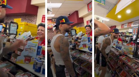 El cantante colombiano Maluma fue captado comprando cervezas en un OXXO y el video se volvió viral. ESPECIAL / @AsiEsMonterrey