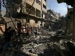Hamás confirmó que en el operativo israelí en Nuseirat murieron al menos 210 personas y más de 400 resultaron heridas. EFE / STR