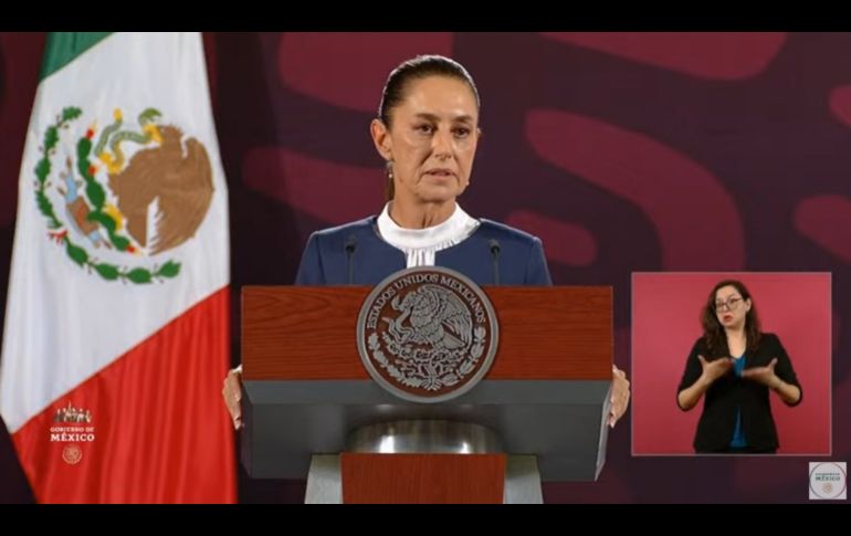 Claudia Sheinbaum, luego de la reunión con el Presidente de México.