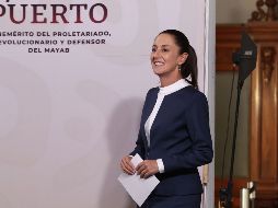 Conferencia de Claudia Sheinbaum, virtual Presidenta de México en Palacio Nacional. Lunes 10 de junio de 2024. SUN / B. Fregoso