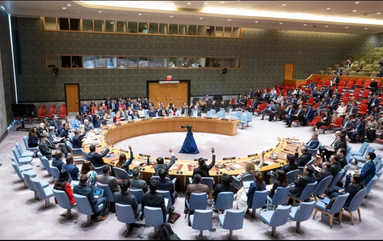  El Consejo de Seguridad de las Naciones Unidas (ONU) aprobó un acuerdo de alto al fuego para poner fin a 8 meses de conflicto entre Israel y Hamas en Gaza. EFE/ E. Debebe.