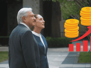 El gobierno de Andrés Manuel López Obrador recibió del sexenio anterior una deuda de 560 mil millones de dólares. ESPECIAL / X / @Claudiashein