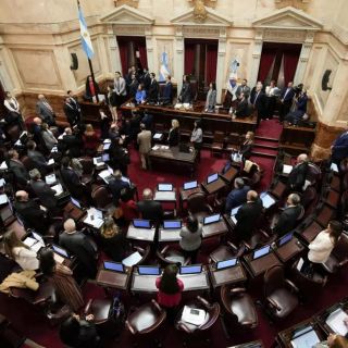 Senado argentino debate dos reformas con las que Milei busca gobernabilidad
