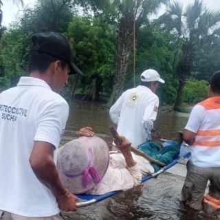 Lluvias torrenciales provocan inundaciones en Chiapas