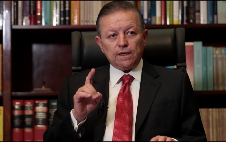 Las quejas contra el exministro Zaldívar tienen como origen la carta enviada al presidente López Obrador, el pasado 7 de noviembre de 2023, donde solicitó su renuncia a la SCJN. SUN/ ARCHIVO.