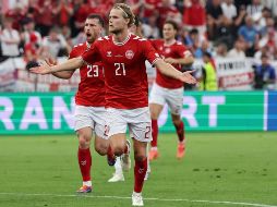 Para la última fecha del grupo, Dinamarca enfrentará a Serbia e Inglaterra a Eslovaquia. EFE/A. TAHERKENAREH