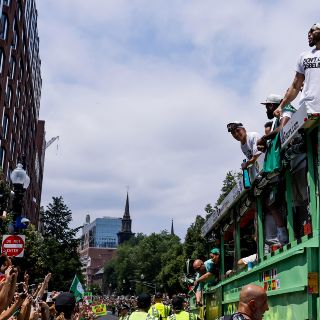Boston celebra el campeonato de los Celtics