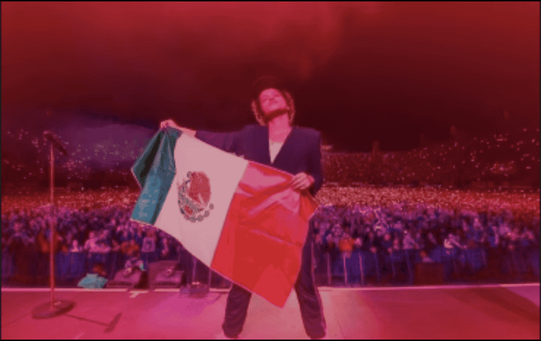  La última vez que Mars visitó México fue durante su exitosa gira '24K Magic World Tour'. ESPECIAL/ INSTAGRAM/ @brunomars.