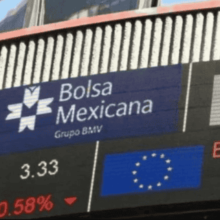 Bolsa Mexicana cae 0.52%; liga dos sesiones a la baja