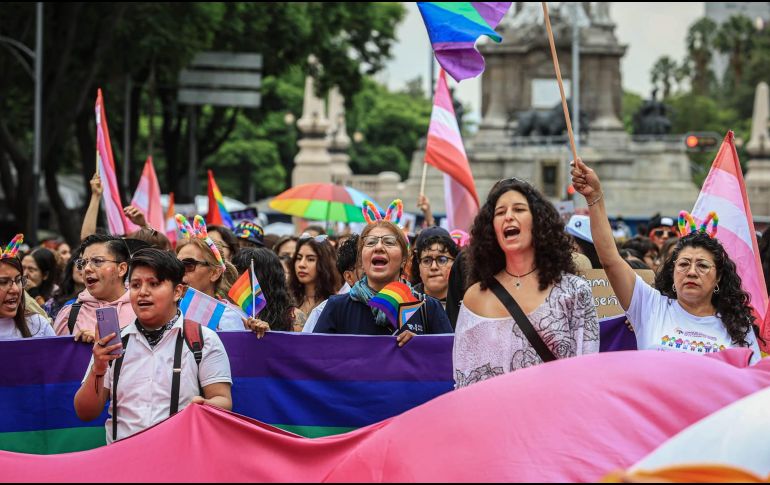 En el marco de la Marcha del orgullo LGBT+ se lleva a cabo la 