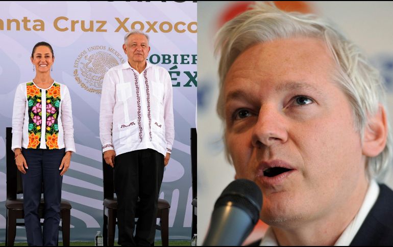 Luego de que el portal WikiLeaks diera a conocer la liberación de Julian Assange, el Presidente de México Andrés Manuel López Obrador celebró lo anunciado a través de un mensaje publicado en su cuenta “X”. EFE / D. Deme