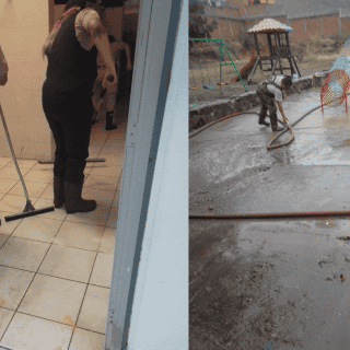 Lluvia afectó jardín de niños en Tlaquepaque