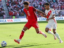 Tras el resultado Canadá suma sus primeros tres puntos en la Copa América, mientras que Perú se queda con solo un punto. EFE/ W. PURNELL.