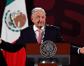 "Afortunadamente, el Gobierno de Bolivia, de Luis Arce, respondió muy bien", dijo López Obrador. EFE / M. Guzmán