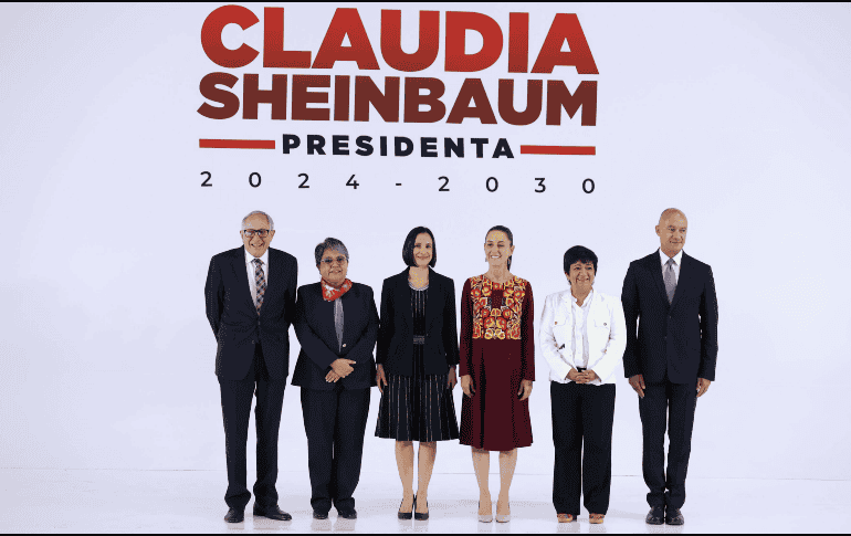 Claudia Sheinbaum Pardo sigue anunciando colaboradores para su administración al frente del país. SUN / D. Simón Sánchez