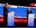 Jamás se habían enfrentado en un debate un presidente en funciones (Biden) contra un ex mandatario (Trump). EFE