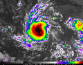Existe la posibilidad de que se convierta en el primer huracán del año antes de llegar al mar Caribe. ESPECIAL/The Weather Alert P.R.