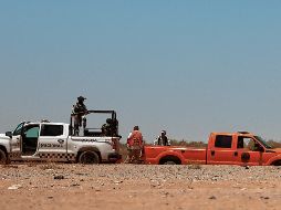 Las fuerzas estadounidenses y mexicanas están blindando la frontera Norte. EFE