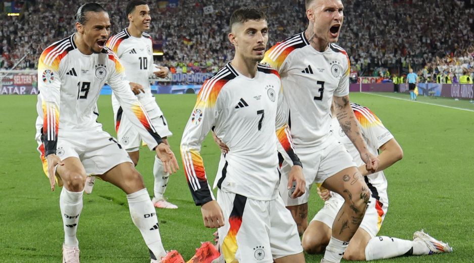 Alemania avanza pues en su Eurocopa y esperará para jugar el próximo viernes en cuartos de final al vencedor del partido de octavos de final entre España y Georgia. EFE/ R. WITTEK