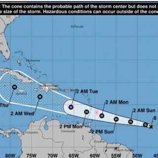 'Beryl' se convierte en el primer huracán del Atlántico en 2024