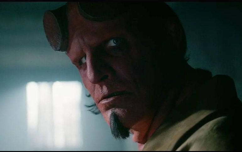 Así luce el Hellboy de Jack Kesy para la nueva entrega de la saga. ESPECIAL / X: @DiscussingFilm
