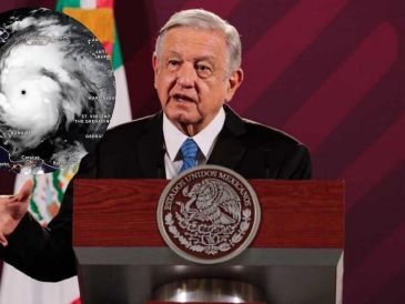 “Salvar vidas es lo más importante y no van a quedar desamparados”,  dijo López Obrador. SUN / ARCHIVO / NOAA