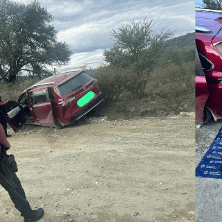 Aseguran vehículo, armas y droga en Mexticacán