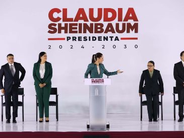 Claudia Sheinbaum, virtual presidenta electa, presentó este jueves 4 de julio de 2024, en el Museo Interactivo de Economía, a la tercera parte de los integrantes de su gabinete para el periodo presidencial 2024-2030. SUN/ D. Simón Sánchez.
