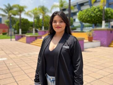 Erika Josseline Tadeo, estudiante de la licenciatura de Criminología y Criminalística, UNIVA Guadalajara. ESPECIAL/UNIVA.
