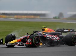 Al momento del incidente, Checo Pérez se ubicaba en el décimo lugar. EFE / P. Powell