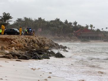 Autoridades reportan "saldo blanco" tras impacto de "Beryl" en el Caribe mexicano. EFE