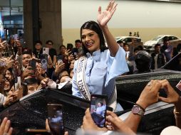 Sheynnis Palacios, Miss Universo 2023, se encuentra de visita en Guatemala como parte de su gira como soberana de la belleza universal. EFE/ Mariano Macz