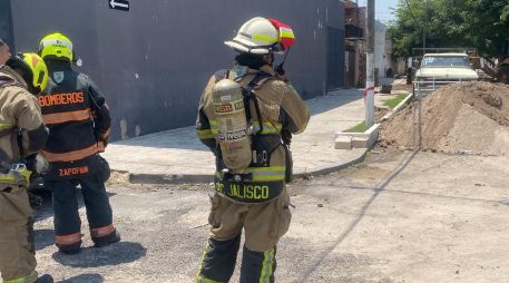 También se realizó una evacuación preventiva de 40 menores y seis adultos en un jardín de niños. ESPECIAL/Unidad Estatal de Protección Civil y Bomberos de Jalisco.