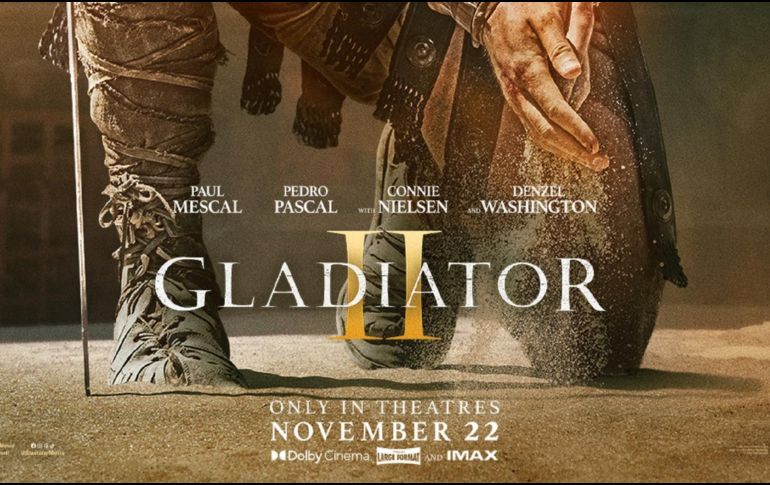 El estreno de este filme está programado para el 22 de noviembre de 2024. X/@GladiatorMovie
