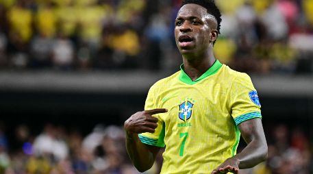 Vinícius admitió en un mensaje publicado en su cuenta en Instagram que no rindió lo esperado en la Copa América 2024. AFP / F. J. Brown
