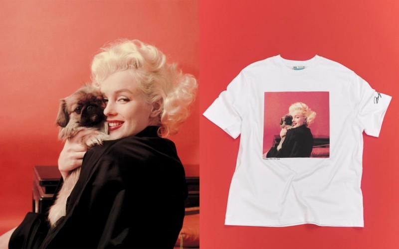 Marilyn Monroe protagoniza la nueva colección de Zara. ZARA