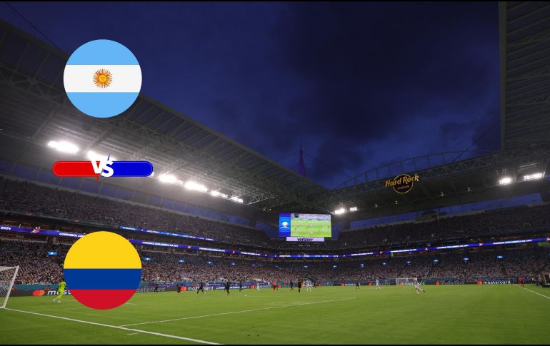 La final Argentina vs Colombia, para la que se espera un ambiente fantástico en las gradas, se disputará el domingo 14 de julio a las 18:00 horas tiempo del centro de México. ESPECIAL, AFP / ARCHIVO