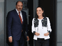 Claudia Sheinbaum, virtual presidenta electa, presentó este jueves a un nuevo integrante de su gabinete. SUN / D. Simón Sánchez