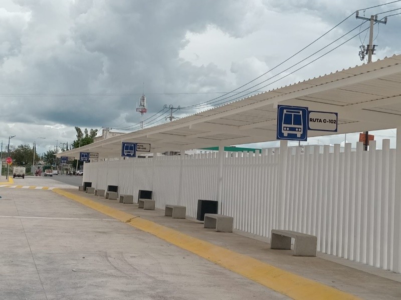  Estas son las nuevas islas ubicadas en Av. Las Torres, cerca de la estación “Central de Autobuses”. ESPECIAL/X/ @TransporteJal.