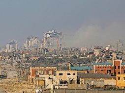 Las zonas atacadas por el Ejército israelí quedaron en ruinas. EFE