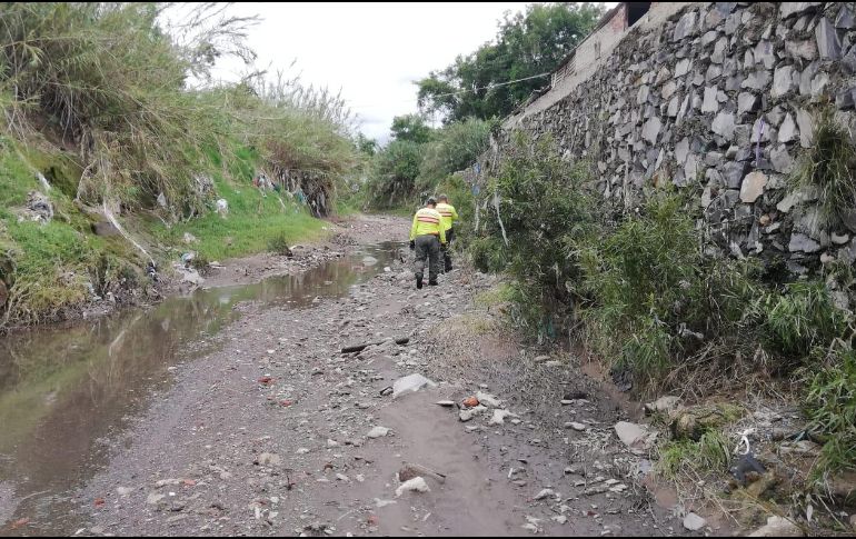 La búsqueda de Paola, la joven arrastrada por la corriente, continúa en puntos estratégicos. ESPECIAL / X: @PCJalisco